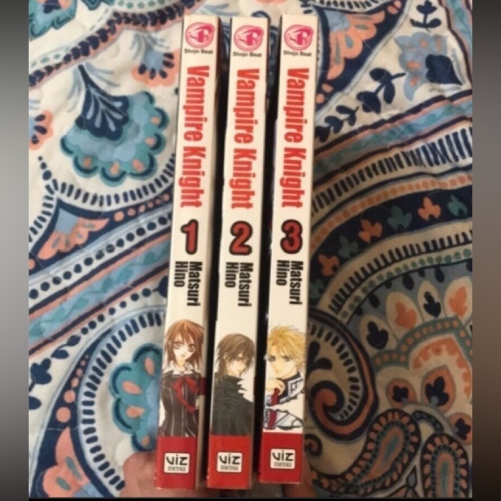 Vampire Knight Manga Vol 1-3